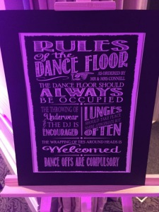 Rules of the Dance Floor
